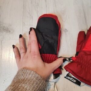 Red and Black Mittens